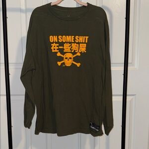 OnSomeShit Olive Long Sleeve Tee